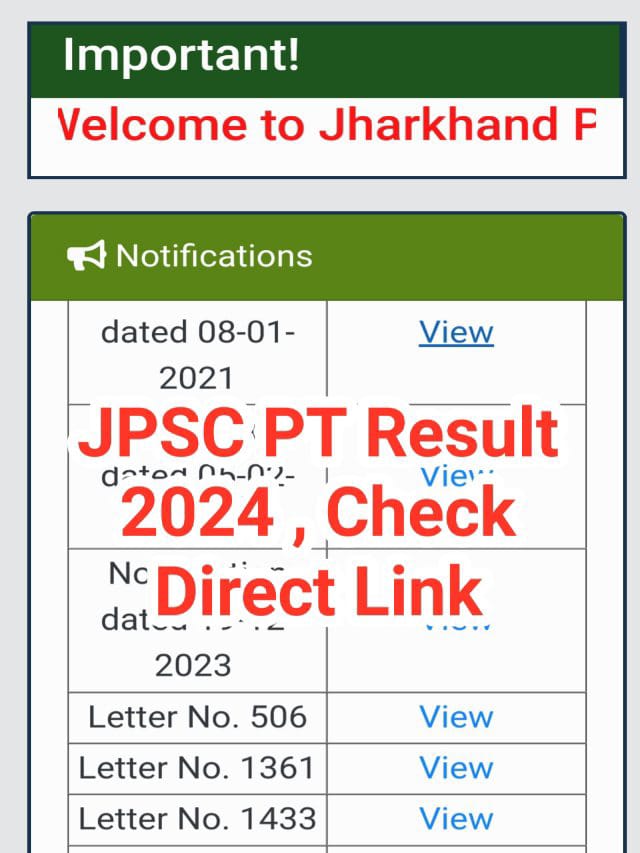 JPSC Result 2024 :  खुशखबरी रिजल्ट हुआ जारी,लिंक एक्टिव